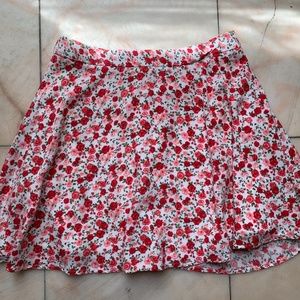 Floral Mini Skirt